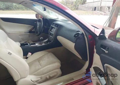 2010 Lexus Is 250C from USA, damaged, VIN JTHFF2C24A2511040